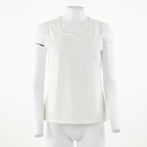 Kasper Rounded Square Neck Tank with Lining